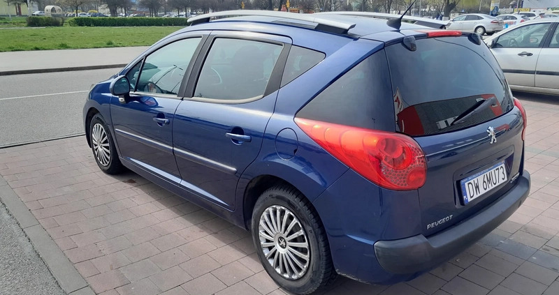 Peugeot 207 cena 12500 przebieg: 215470, rok produkcji 2010 z Wrocław małe 301